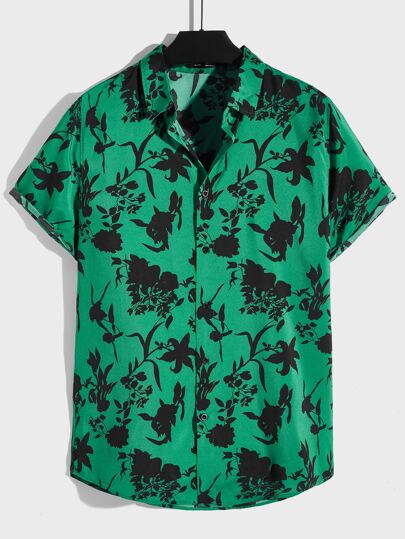 Manfinity Men Allover Print Shirt