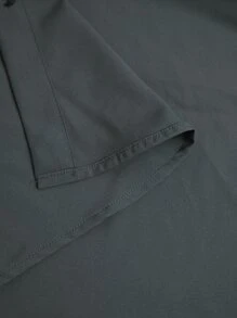 Manfinity Men Two Tone Shirt Without Tee - Dark Grey - View 4