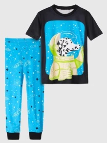 Đồ mặc nhà Trai Hoạt hình Hình học Dễ thương - Nhiều màu - Xem 1