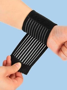 1pc Fitness Wrist Bracers - Black - View 4