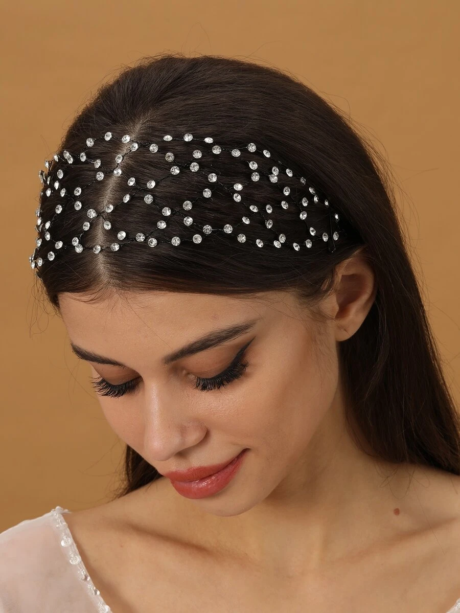 1 Băng Đô Cài Tóc Công Chúa Hình Ngôi Sao Năm Cánh Bằng Kim Cương Giả Thiết Kế Đơn Giản Cho Nữ Màu Tím Tinh Tế, Thích Hợp Để Đeo Hàng Ngày, Phụ Kiện Đám Cưới Cô Dâu, Phụ Kiện Tóc Dự Tiệc Boho