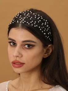 1 Băng Đô Cài Tóc Công Chúa Hình Ngôi Sao Năm Cánh Bằng Kim Cương Giả Thiết Kế Đơn Giản Cho Nữ Màu Tím Tinh Tế, Thích Hợp Để Đeo Hàng Ngày, Phụ Kiện Đám Cưới Cô Dâu, Phụ Kiện Tóc Dự Tiệc Boho - Bạc - Xem 5