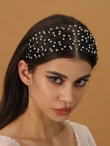 1 Băng Đô Cài Tóc Công Chúa Hình Ngôi Sao Năm Cánh Bằng Kim Cương Giả Thiết Kế Đơn Giản Cho Nữ Màu Tím Tinh Tế, Thích Hợp Để Đeo Hàng Ngày, Phụ Kiện Đám Cưới Cô Dâu, Phụ Kiện Tóc Dự Tiệc Boho - Bạc - Xem 6