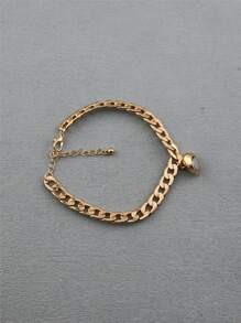 2 chiếc Vòng tay quyến rũ trái tim cặp đôi - Vàng - Xem 5