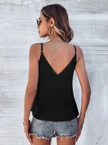 SHEIN LUNE 網紗拼接吊帶上衣