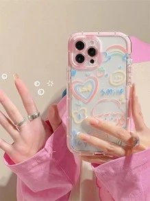 Funda para móvil con patrón de corazón - Multicolor - Ver 4