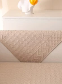 Khăn Sofa chần hình học - màu nâu - Xem 4