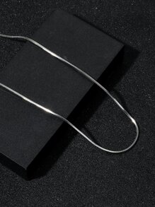 1入組男士蛇鏈條樣式項鍊,適用於首飾類禮品和派對