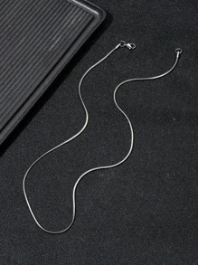 1入組男士蛇鏈條樣式項鍊,適用於首飾類禮品和派對