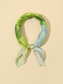 Landscape Pattern Bandana - Multicolor - View 1