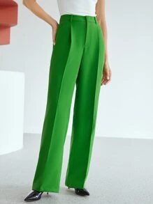 MOTF PREMIUM PRESS CREASE SUIT TROUSERS - Green - View 2