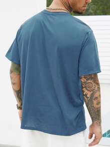 Manfinity Homme 男士字母圖案T恤