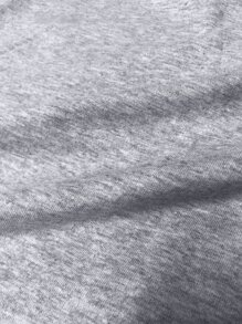 男士立领长袖Polo衫 - 淺灰色 - 查看 4