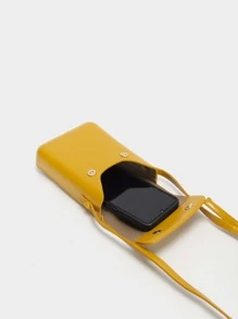 迷你男士翻盖方形包，手提包 学生书包 斜挎包 运动包 大学生 斜挎包 单肩包 侧包 度假方形包 旅行必备品 通勤 商务休闲 户外 商务 男士 夏季多功能斜挎包 男士包 学生 秋季 斜挎包 复古款 圣诞男士胸包 男士侧包 挎包 皮包 流浪包 钱包 男士感恩节礼物 手提包 男士包 复古包 情人节 节日必备品 露营男士斜挎包 贴纸 返校 - 黃色 - 查看 5