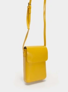 迷你男士翻盖方形包，手提包 学生书包 斜挎包 运动包 大学生 斜挎包 单肩包 侧包 度假方形包 旅行必备品 通勤 商务休闲 户外 商务 男士 夏季多功能斜挎包 男士包 学生 秋季 斜挎包 复古款 圣诞男士胸包 男士侧包 挎包 皮包 流浪包 钱包 男士感恩节礼物 手提包 男士包 复古包 情人节 节日必备品 露营男士斜挎包 贴纸 返校 - 黃色 - 查看 6