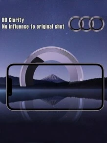 2pcs Plain Phone Lens Film Compatible With iPhone - Purple - View 7