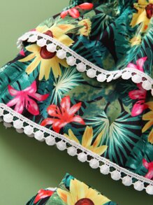 Toddler Girls Tropical Print Cami Top & Schiffy Skirt - Multicolor - View 5