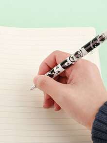 2pcs Cartoon Cat Pattern Random Gel Pen - Multicolor - View 2