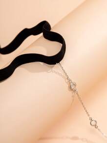 水鑽裝飾大腿鏈 - 彩色 - 查看 3