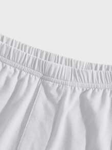 Men 3pcs Solid Elastic Waist Boxer Brief - Multicolor - View 4