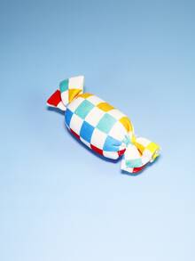 1pc Candy Design Pet Plush Toy - Multicolor - View 3