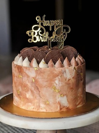 1入組字母裝飾生日蛋糕裝飾