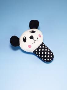 1pc Panda Design Pet Plush Toy - Multicolor - View 3