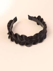 Wig Decor Headband - Coffee Brown - View 3