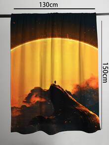 1pc Figure Graphic Blanket - Multicolor - View 3