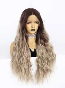 Tóc giả tổng hợp xoăn dài hình chữ T 13 * 3 - Nhiều màu - Xem 3