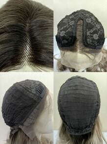 Tóc giả tổng hợp xoăn dài hình chữ T 13 * 3 - Nhiều màu - Xem 7