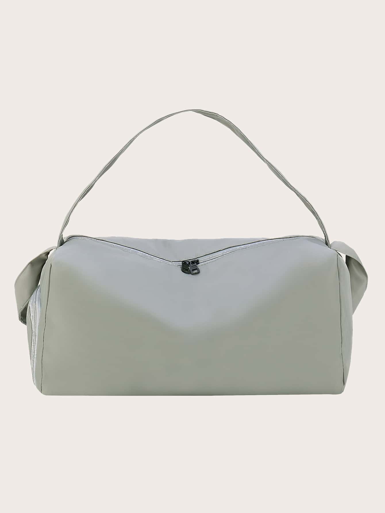 Waterproof Training Bag With Individual Shoe Compartment - Grey - View 1