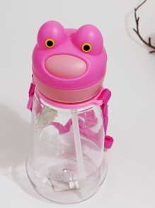 1 pieza Botella de agua con diseño de rana - Multicolor - Ver 5