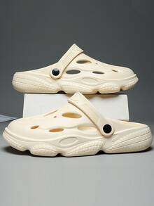 Hombres Zuecos con abertura - Beis - Ver 2