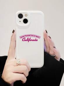 Letter Graphic Phone Case - Multicolor - View 2