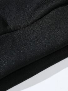 Manfinity EMRG Áo nỉ Nam Túi Dây kéo Lá thư Ngọn lửa Đường phố - màu đen - Xem 6