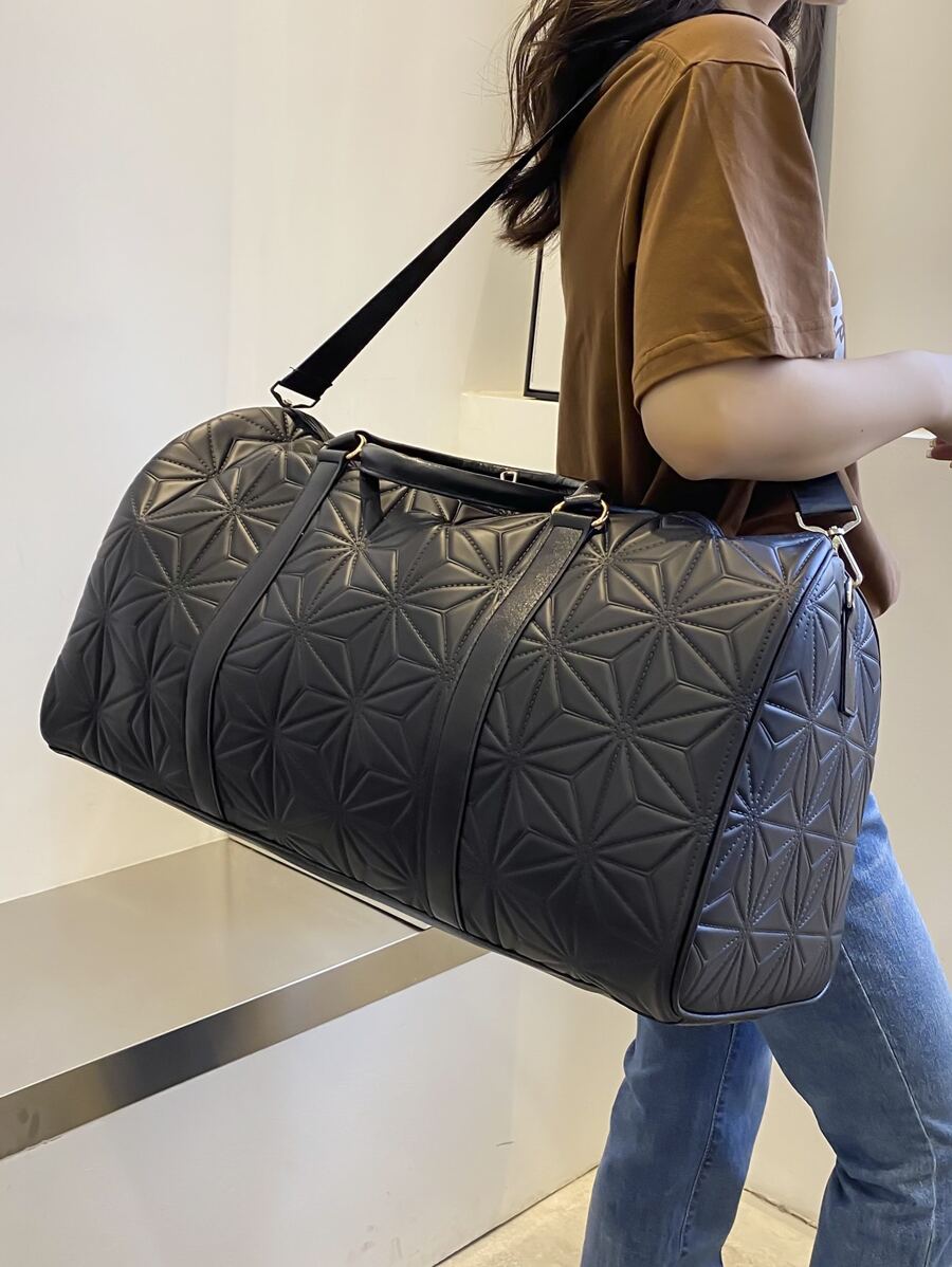 Pu 旅行包，防水大號行李袋適合旅行和戶外活動行李包過夜包隨身包手提包健身包工作學校用品學校用品學生手提包週末包度假手提包商務度假醫院男女通用