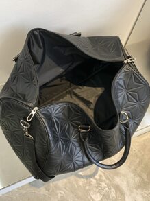 Pu 旅行包，防水大號行李袋適合旅行和戶外活動行李包過夜包隨身包手提包健身包工作學校用品學校用品學生手提包週末包度假手提包商務度假醫院男女通用