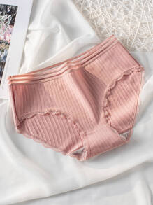 Conjunto De Ropa Interior De 5 Pantis Con Detalle De Encaje - Multicolor - Ver 3