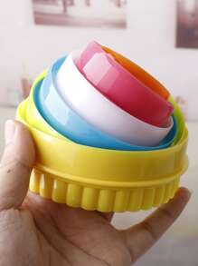 6 piezas de color al azar Cortador para galletas Set - Multicolor - Ver 6