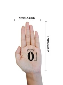 1入組咖啡豆豆圖案壁鐘 - 黑色 - 查看 8