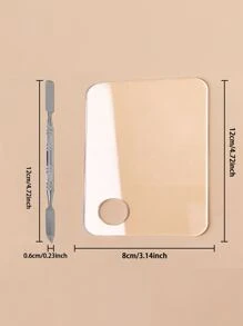 壓克力透明粉底盤 - 無色 - 查看 6