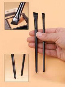 Bộ 2 cọ trang điểm mắt dành cho nữ, Bộ cọ, Bộ cọ trang điểm, Bộ cọ trang điểm, Bộ trang điểm hoàn chỉnh, Bộ cọ trang điểm, Bộ trang điểm hoàn chỉnh, Bộ cọ, Bộ cọ trang điểm, Bộ quà tặng trang điểm - màu đen - Xem 6