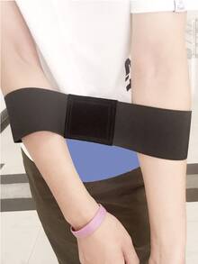 1pc Workout Resistance Band - Black - View 1