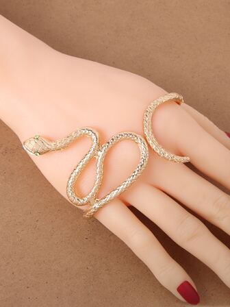 蛇設計開口手鐲