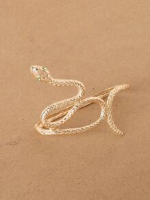 蛇設計開口手鐲