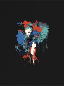 Constitute Figure Graphic Tee - Black - View 2