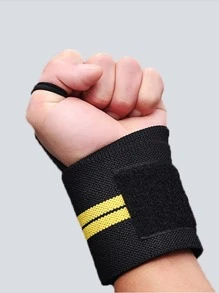 1pc Two Tone Wrist Brace - Yellow - View 4