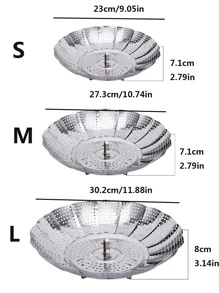 1入組不銹鋼蒸籠架