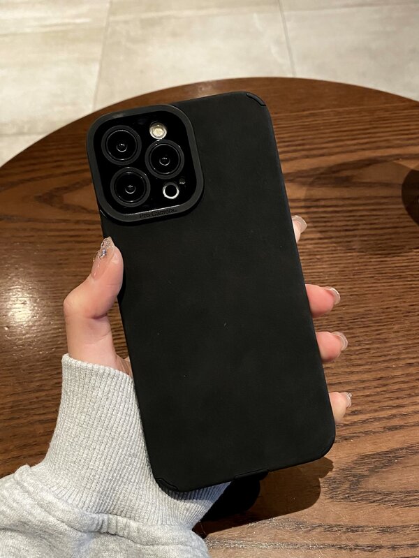 1pc Solid Color PU Leather Phone Case Compatible With IPhone 11, 12, 13, 14, 12 Pro Max, 13 Pro Max, 15, 15 Pro, 15 Plus, 15 Pro Max, 16, 16 Pro, 16 Plus, 16 Pro Max, Phones A12, A21S, A32, A50, A51, A52, A71, A73, S20 FE, S21, S22, A04, A13, A14, A24, A33, A34, A54